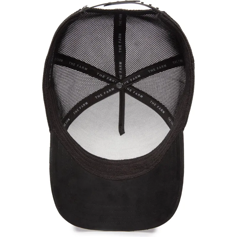 mutsid-kumer-must-snapback-cock-the-suede-rooster-blacked-out-the-farm-goorin-bros