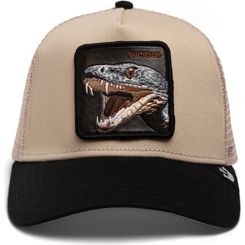 mutsid-kumer-beez-snapback-the-vicious-snake-eco-brutalism-the-farm-goorin-bros