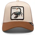 mutsid-kumer-pruun-snapback-the-deadliest-scorpion-eco-brutalism-the-farm-goorin-bros