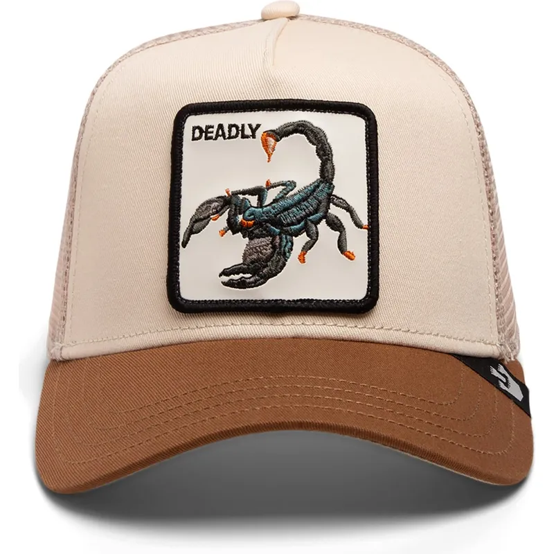 mutsid-kumer-pruun-snapback-the-deadliest-scorpion-eco-brutalism-the-farm-goorin-bros