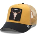 mutsid-kumer-kollane-snapback-the-dead-skull-eco-brutalism-the-farm-goorin-bros