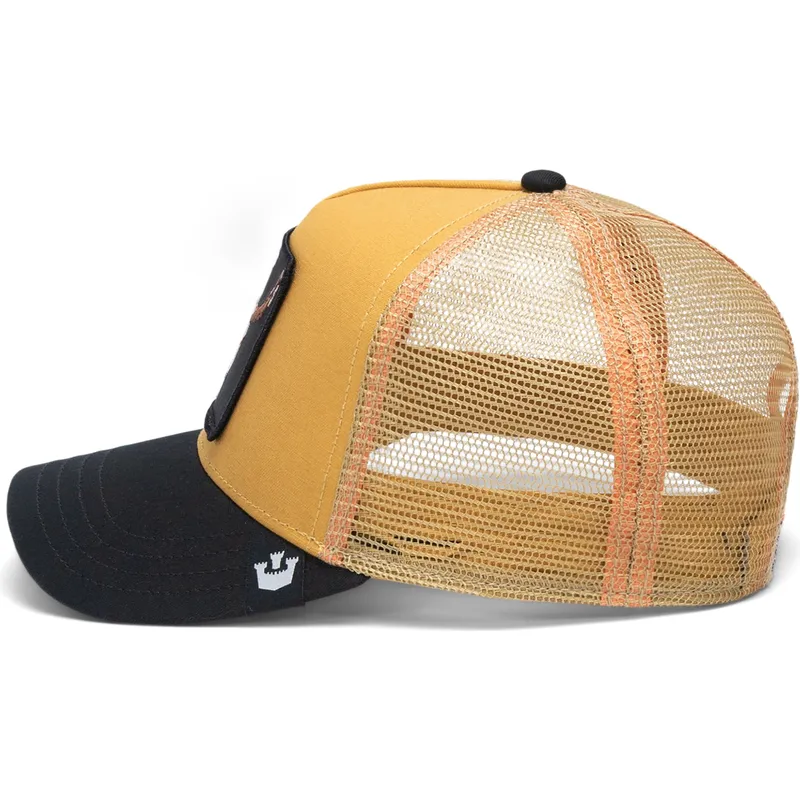 mutsid-kumer-kollane-snapback-the-dead-skull-eco-brutalism-the-farm-goorin-bros