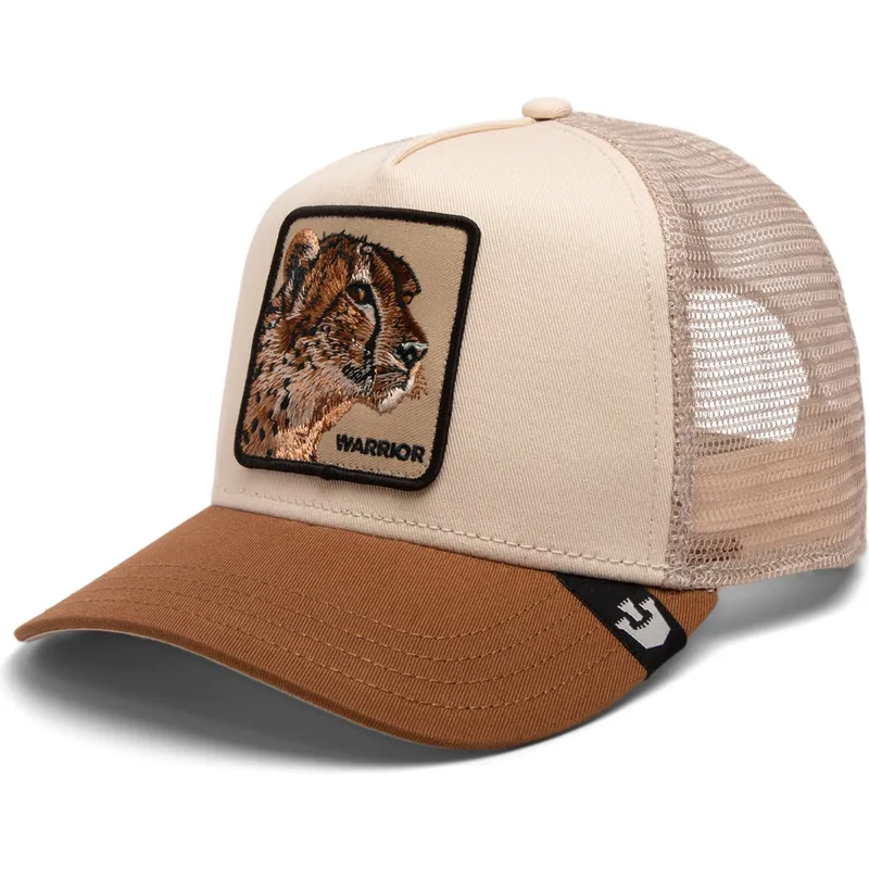 mutsid-kumer-pruun-snapback-warrior-cheetah-big-cats-the-farm-goorin-bros