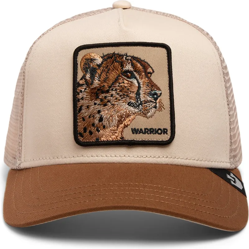 mutsid-kumer-pruun-snapback-warrior-cheetah-big-cats-the-farm-goorin-bros