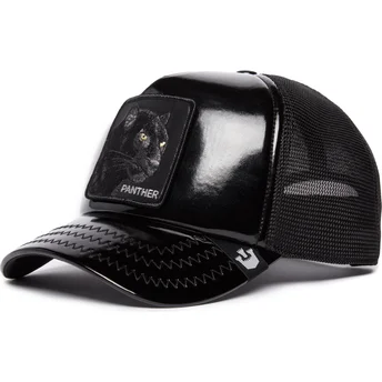 Goorin Bros. Obsidian Panther Puff Patent The Farm Black Trucker Hat