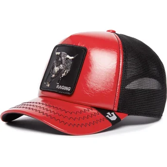mutsid-kumer-punane-snapback-raging-pamplona-puff-patent-the-farm-goorin-bros