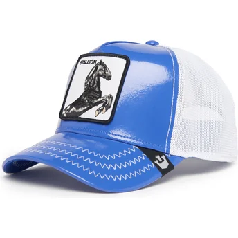 Mütsid kumer veok sinine snapback caballo Stallion Horsepower Puff Patent The Farm The Farm de Goorin Bros.