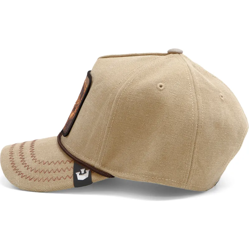 mutsid-kumer-pruun-snapback-bear-bare-duck-canvas-the-farm-goorin-bros