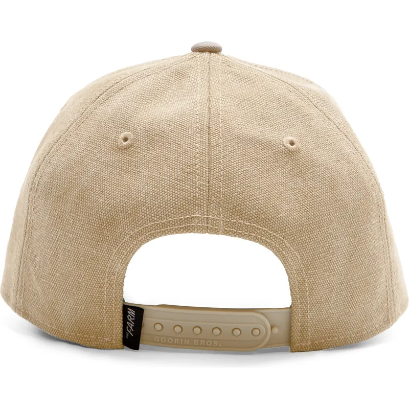 mutsid-kumer-pruun-snapback-bear-bare-duck-canvas-the-farm-goorin-bros