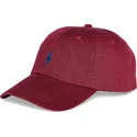 mutsid-kumer-punane-reguleeritav-cotton-chino-classic-sport-polo-ralph-lauren