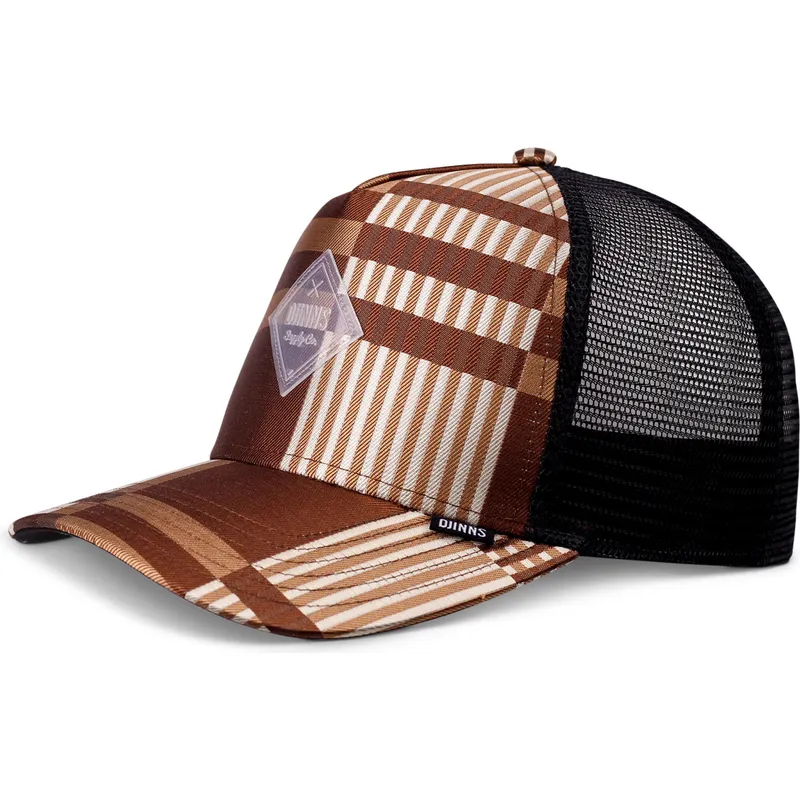 mutsid-kumer-pruun-snapback-hft-shiny-check-djinns