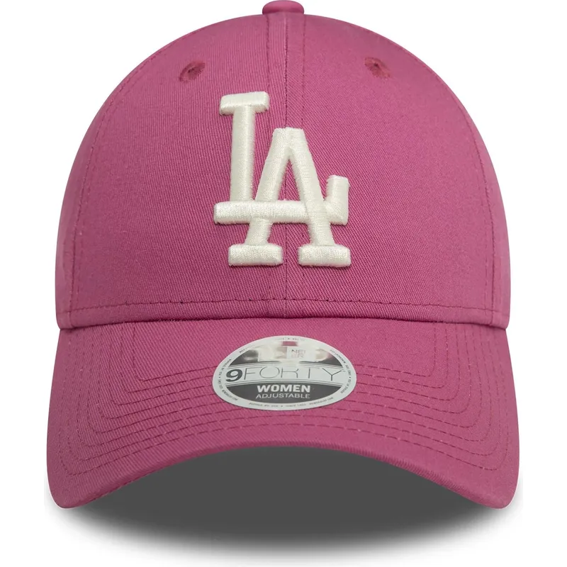 mutsid-kumer-roosa-reguleeritav-9forty-league-essential-los-angeles-dodgers-mlb-new-era