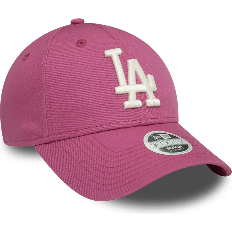 mutsid-kumer-roosa-reguleeritav-9forty-league-essential-los-angeles-dodgers-mlb-new-era