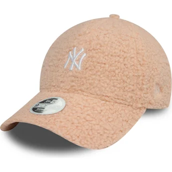 Mütsid kumer roosa reguleeritav 9FORTY Borg New York Yankees MLB New Era