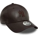 mutsid-kumer-pruun-reguleeritav-9forty-midi-pu-new-york-yankees-mlb-new-era