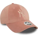 mutsid-kumer-roosa-reguleeritav-9forty-velour-diamante-new-york-yankees-mlb-new-era