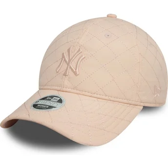 Mütsid kumer roosa reguleeritav 9TWENTY Padded New York Yankees MLB New Era