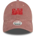 mutsid-kumer-roosa-reguleeritav-9twenty-cord-san-francisco-ciudades-y-playas-california-new-era