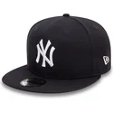 new-era-flat-brim-9fifty-team-colour-new-york-yankees-mlb-navy-blue-snapback-cap