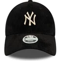 mutsid-kumer-must-reguleeritav-9forty-cord-new-york-yankees-mlb-new-era