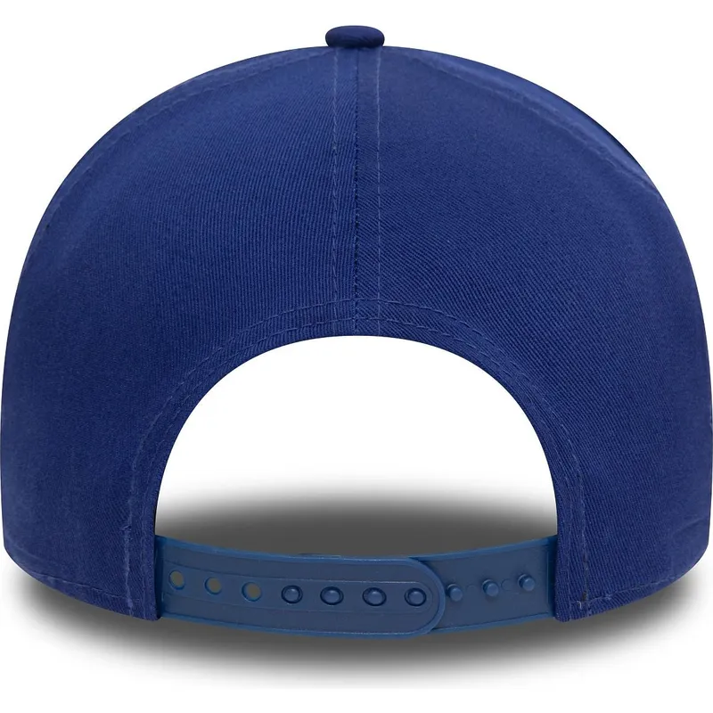 new-era-curved-brim-9forty-e-frame-patch-los-angeles-dodgers-mlb-blue-snapback-cap