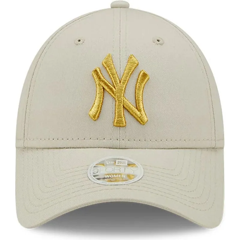 cap-kumer-beige-adjustable-strap-dorado-9forty-metallic-new-york-yankees-mlb-new-era