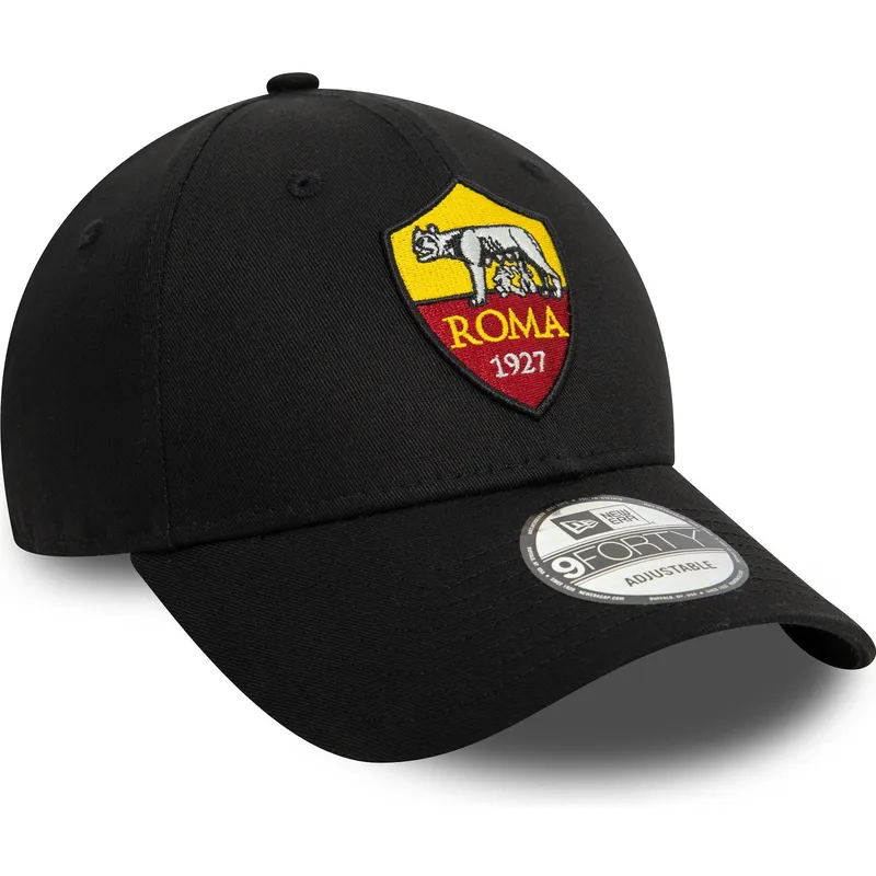 mutsid-kumer-must-reguleeritav-9forty-core-associazione-sportiva-roma-serie-a-new-era