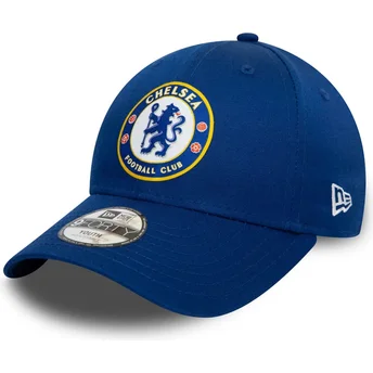 Mütsid kumer sinine snapback lastele 9FORTY Core Chelsea Football Club Premier League New Era