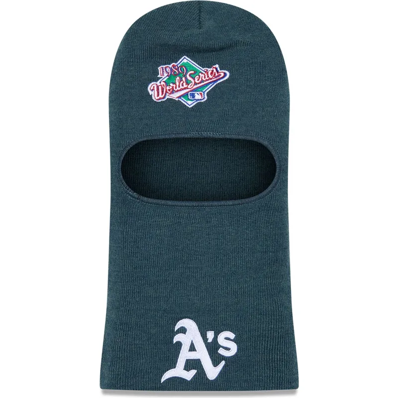 mutsid-roheline-world-series-balaclava-oakland-athletics-mlb-new-era