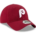 new-era-curved-brim-9twenty-core-classic-philadelphia-phillies-mlb-dark-red-adjustable-cap