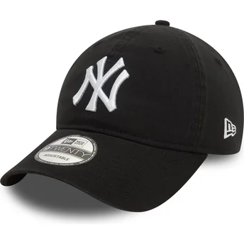 Cap kumer black adjustable strap 9TWENTY Washed New York Yankees MLB New Era