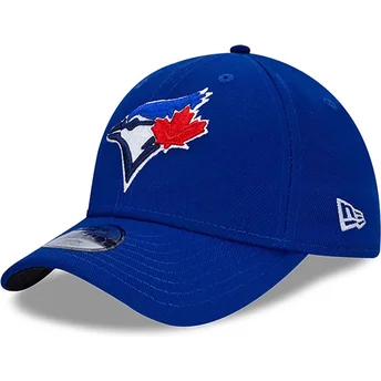 New Era Curved Brim Youth 9FORTY The League Toronto Blue Jays MLB Blue Adjustable Cap