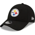 cap-kumer-black-adjustable-strap-lastele-9forty-the-league-pittsburgh-steelers-nfl-new-era