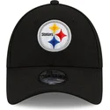 cap-kumer-black-adjustable-strap-lastele-9forty-the-league-pittsburgh-steelers-nfl-new-era
