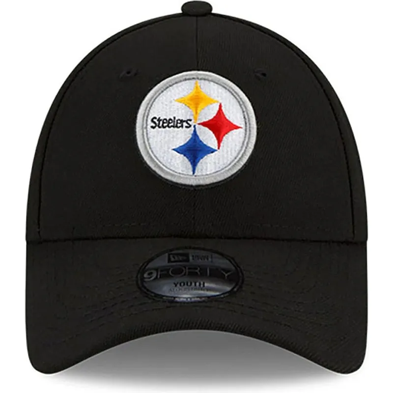 mutsid-kumer-must-reguleeritav-lastele-9forty-the-league-pittsburgh-steelers-nfl-new-era