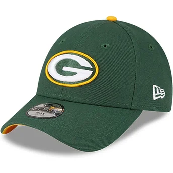 Cap kumer green adjustable strap lastele 9FORTY The League Green Bay Packers NFL New Era