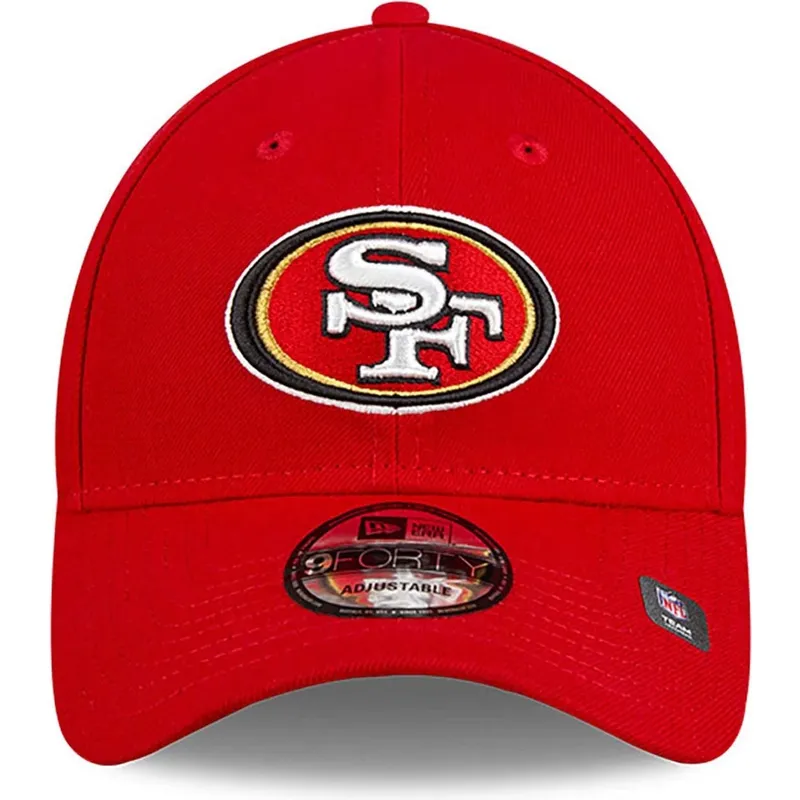 mutsid-kumer-punane-reguleeritav-9forty-the-league-team-colour-san-francisco-49ers-nfl-new-era