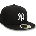 new-era-flat-brim-youth-59fifty-new-york-yankees-mlb-black-fitted-cap