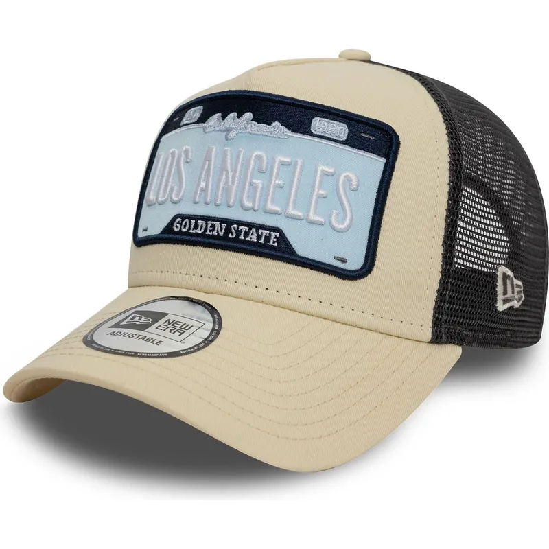 mutsid-kumer-beez-snapback-a-frame-license-plate-los-angeles-ciudades-y-playas-new-era