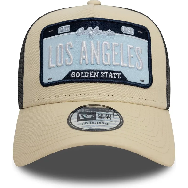 mutsid-kumer-beez-snapback-a-frame-license-plate-los-angeles-ciudades-y-playas-new-era