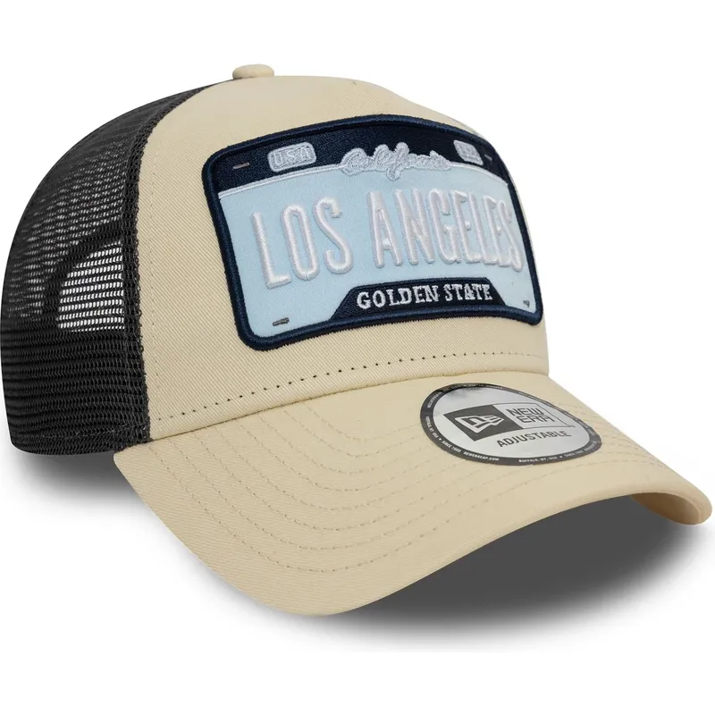mutsid-kumer-beez-snapback-a-frame-license-plate-los-angeles-ciudades-y-playas-new-era