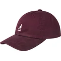mutsid-kumer-punane-reguleeritav-rihm-washed-baseball-cordovan-kangol