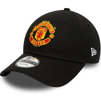 Cap kumer black adjustable strap 9FORTY Essential Manchester United Football Club Premier League New Era