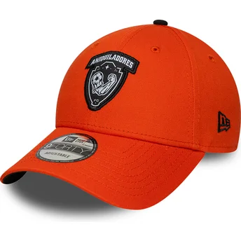 Mütsid kumer oranž reguleeritav rihm 9FORTY Core Aniquiladores FC Kings League New Era