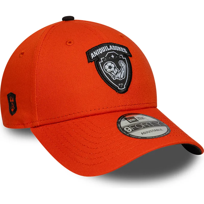 cap-kumer-orange-adjustable-strap-9forty-core-aniquiladores-fc-kings-league-new-era
