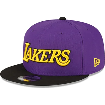 Mütsid lame violetne snapback 9FIFTY Statement Los Angeles Lakers NBA New Era