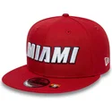 mutsid-lame-punane-snapback-9fifty-statement-miami-heat-nba-new-era