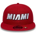 mutsid-lame-punane-snapback-9fifty-statement-miami-heat-nba-new-era