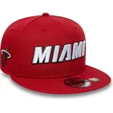 mutsid-lame-punane-snapback-9fifty-statement-miami-heat-nba-new-era
