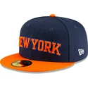 new-era-flat-brim-59fifty-statement-new-york-knicks-nba-navy-blue-and-orange-fitted-cap